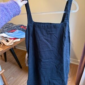 Black Loose Fitting Short Dress